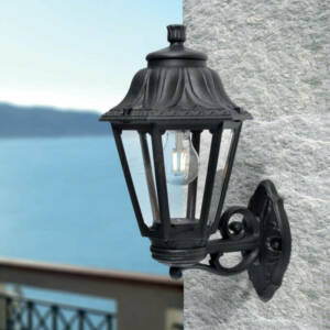 BISSO/ANNA Wall Light1xE27 black