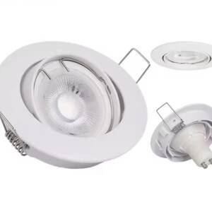 Downlight GU10 w/lamp holder White