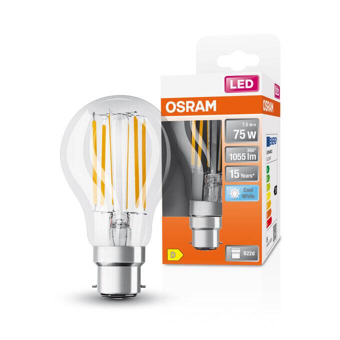 Filament Bulb Frosted 60W A60 B22 - Image 3