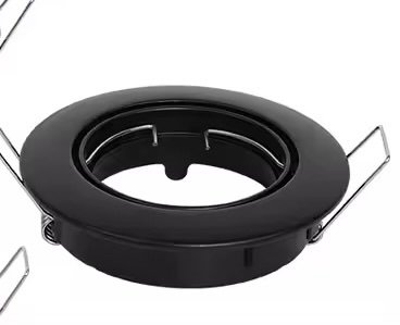 Downlight GU10 w/lamp holder Black