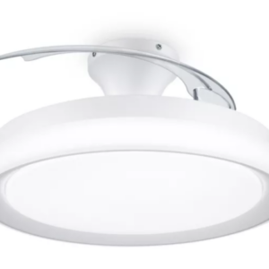 LED retractable ceiling fan light White