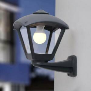 NARDO/DARIO BLACK CLEAR E27 Wall Light