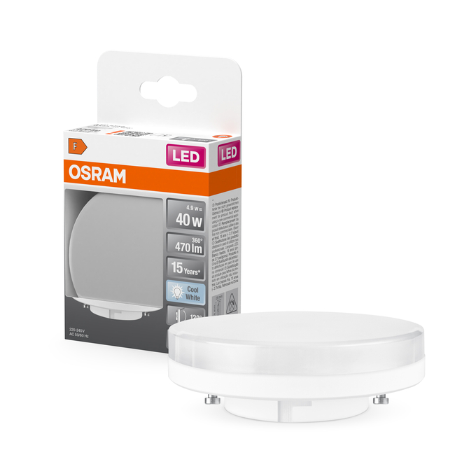 LED Star GX53 40 120° 4.9W 840 Frosted GX53 - Image 3