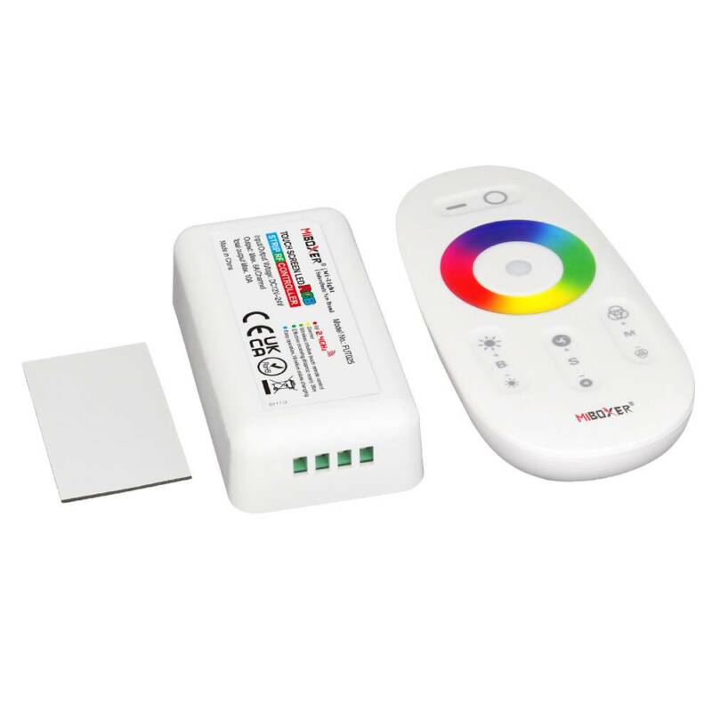 LED Strip RGB Color Remote Control Dimmer 12-24V 10A 2.4GHz RF - Image 2